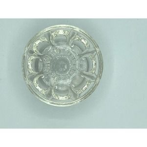 Vintage REIM  Glass Flower Frog 9 holes DOME Style